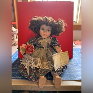 Collectors choice porcelain musical doll